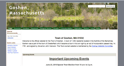 Desktop Screenshot of goshen-ma.us