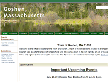 Tablet Screenshot of goshen-ma.us